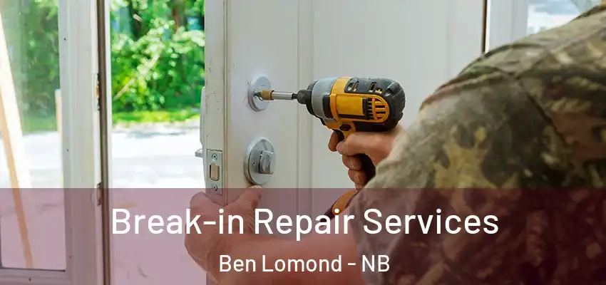  Break-in Repair Services Ben Lomond - NB