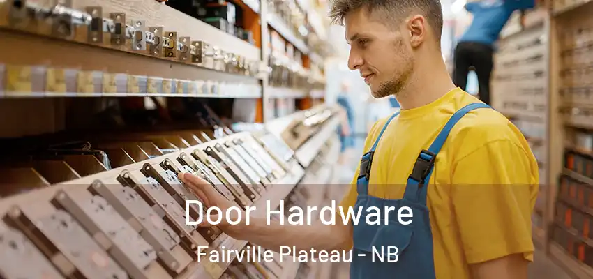  Door Hardware Fairville Plateau - NB