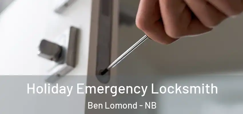  Holiday Emergency Locksmith Ben Lomond - NB