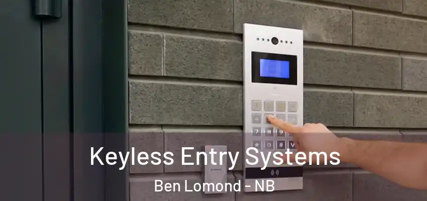 Keyless Entry Systems Ben Lomond - NB