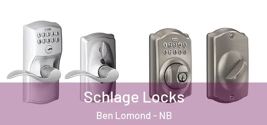  Schlage Locks Ben Lomond - NB