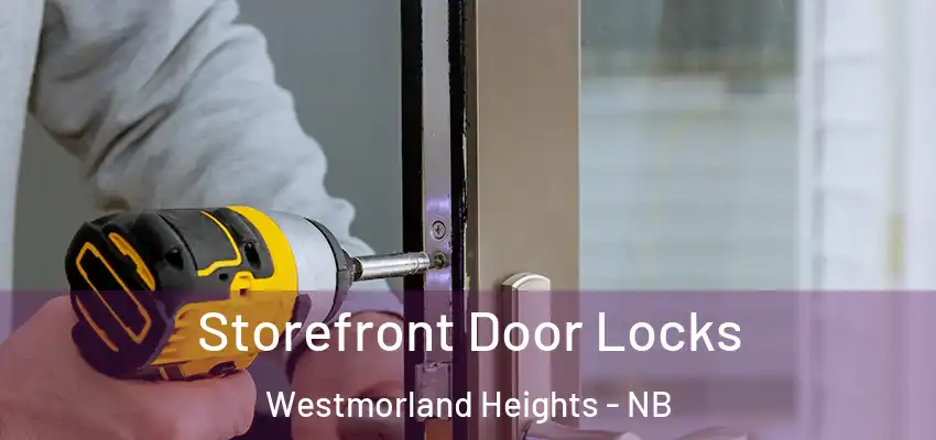  Storefront Door Locks Westmorland Heights - NB
